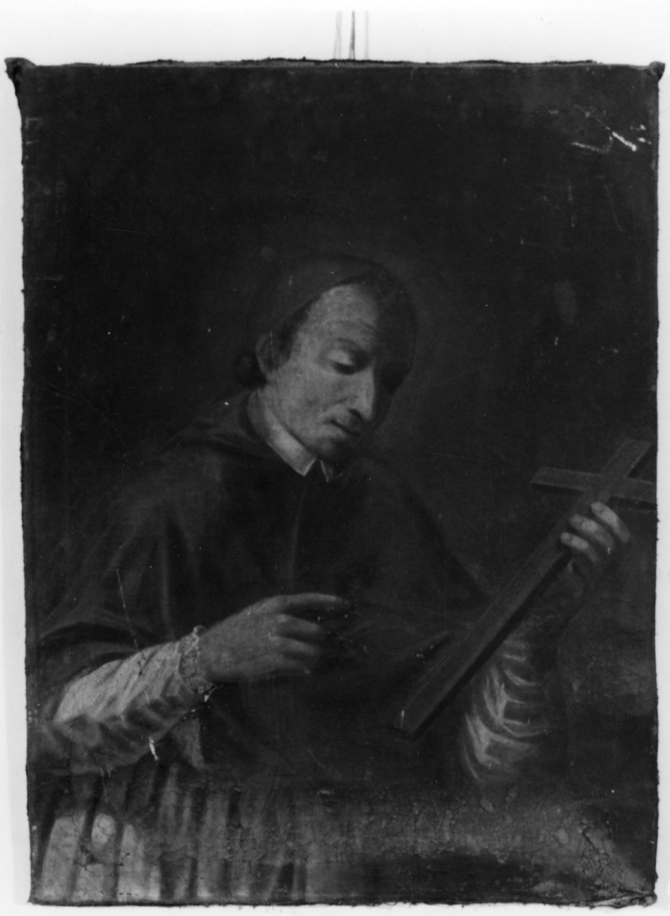 San Carlo Borromeo (dipinto, opera isolata) - ambito piemontese (prima metà sec. XIX)