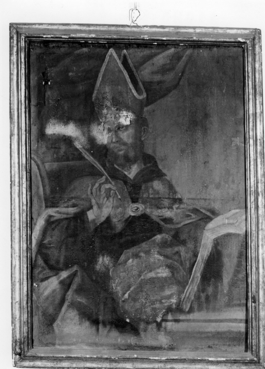 Sant'Agostino (dipinto, opera isolata) - ambito piemontese (sec. XVIII)