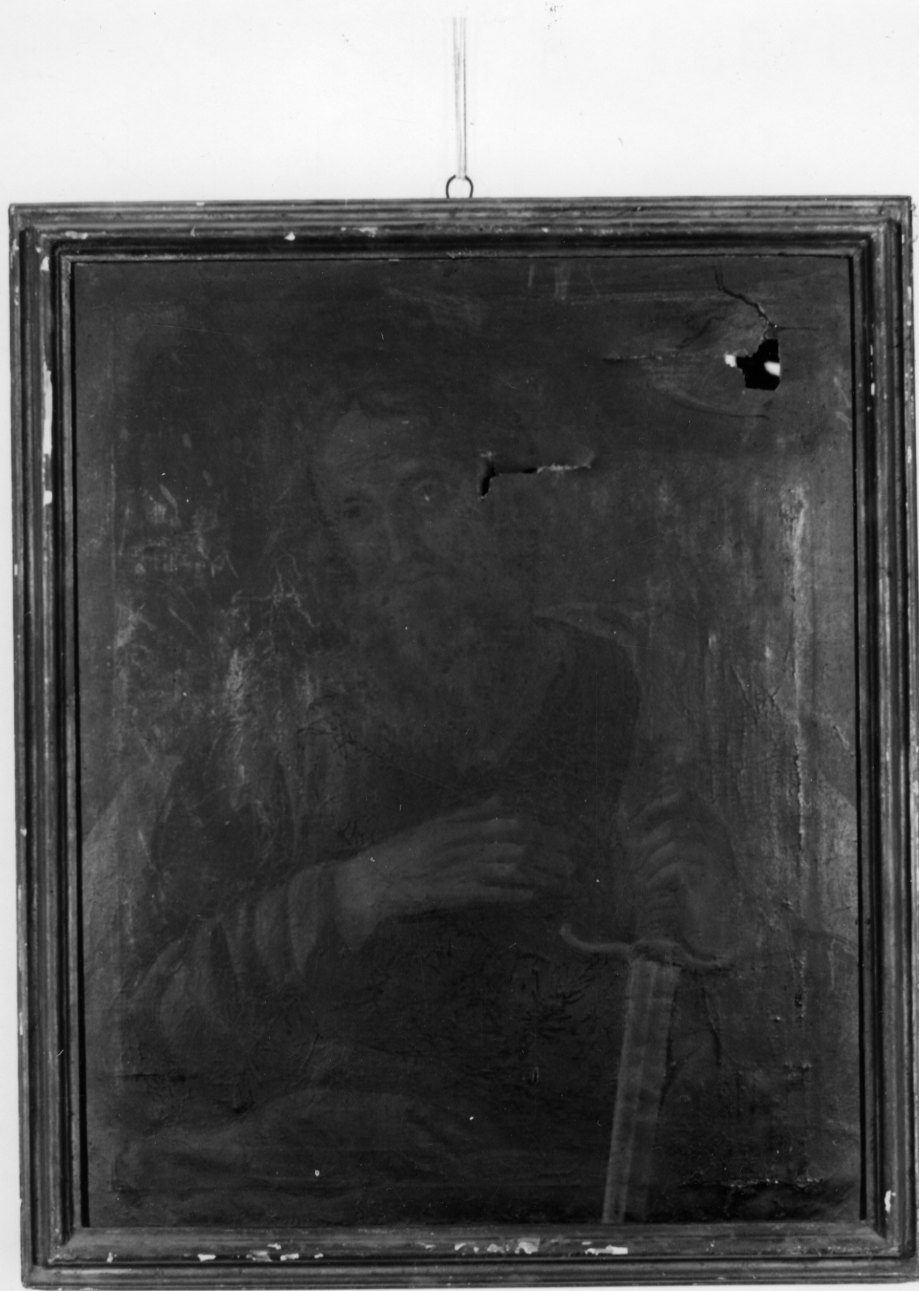 San Michele Arcangelo pesa le anime (dipinto, opera isolata) - ambito piemontese (seconda metà sec. XVII)