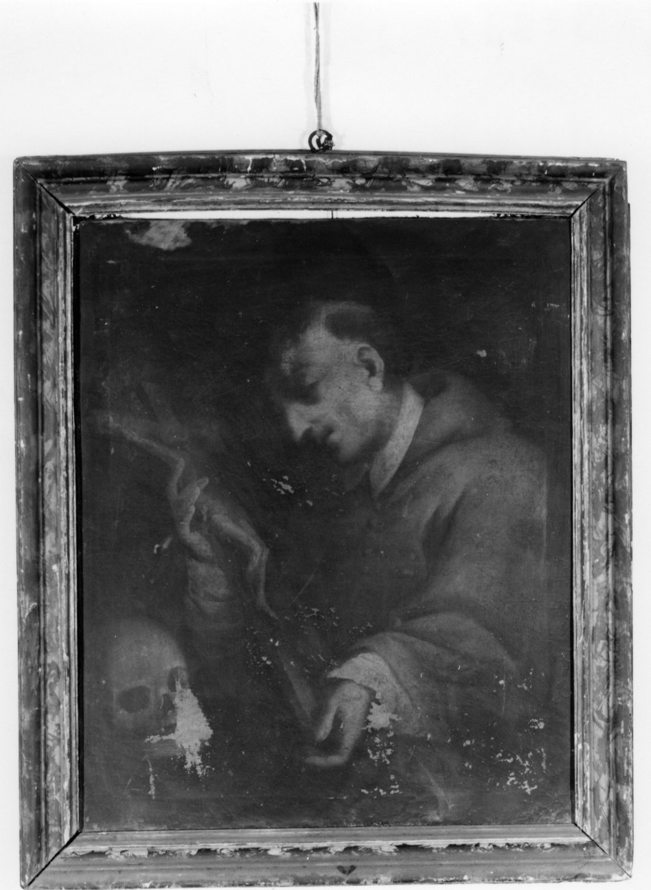 San Carlo Borromeo (dipinto, opera isolata) - ambito piemontese (secc. XVII/ XVIII)