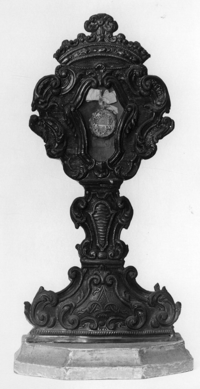 reliquiario - a ostensorio, opera isolata - bottega piemontese (primo quarto sec. XIX)