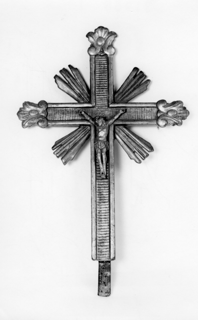 Cristo crocifisso (croce, opera isolata) - bottega piemontese (seconda metà sec. XVIII)