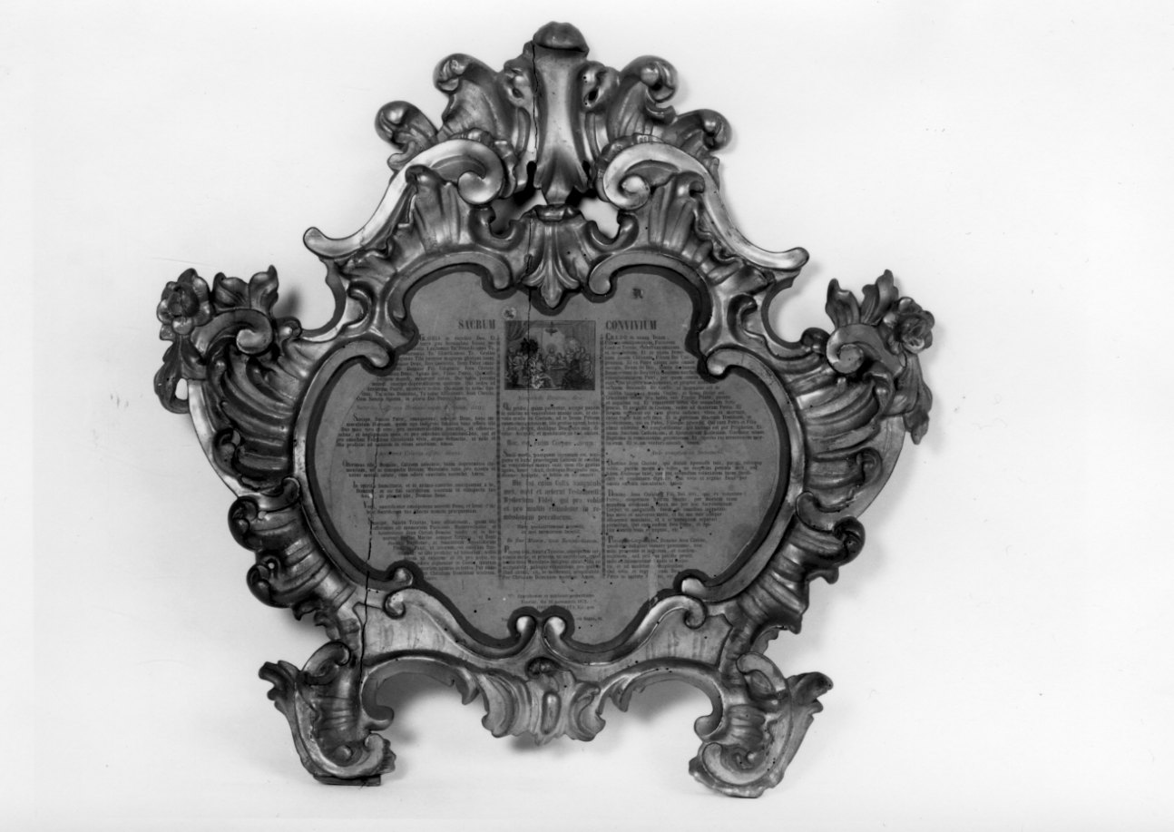 cartagloria, opera isolata - bottega piemontese (seconda metà sec. XVIII)