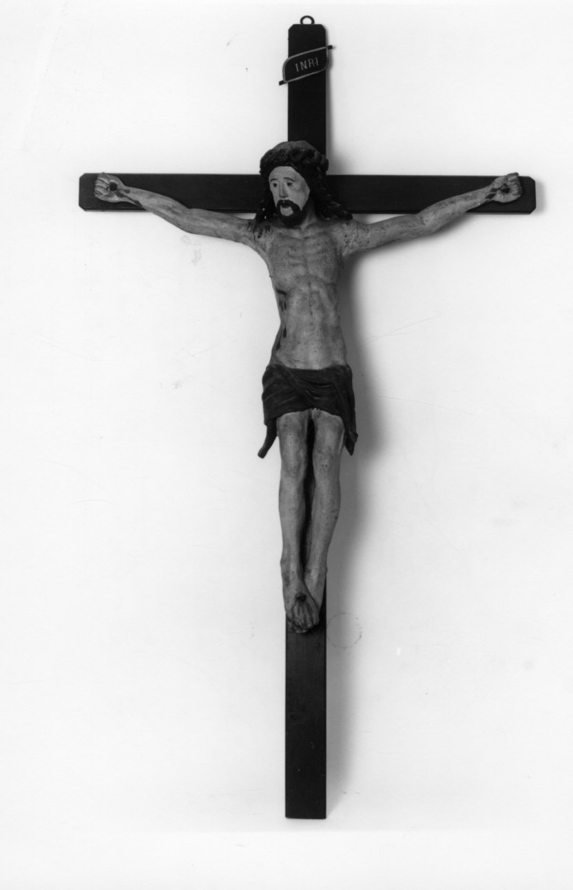 Cristo crocifisso (crocifisso, opera isolata) - bottega piemontese (prima metà sec. XX)