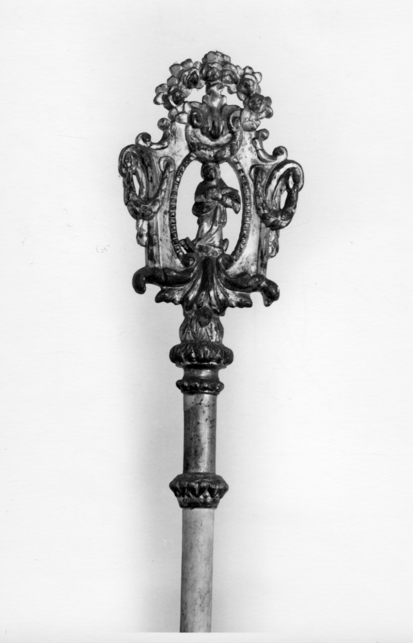 Immacolata Concezione (emblema di confraternita, opera isolata) - bottega piemontese (seconda metà sec. XVIII)