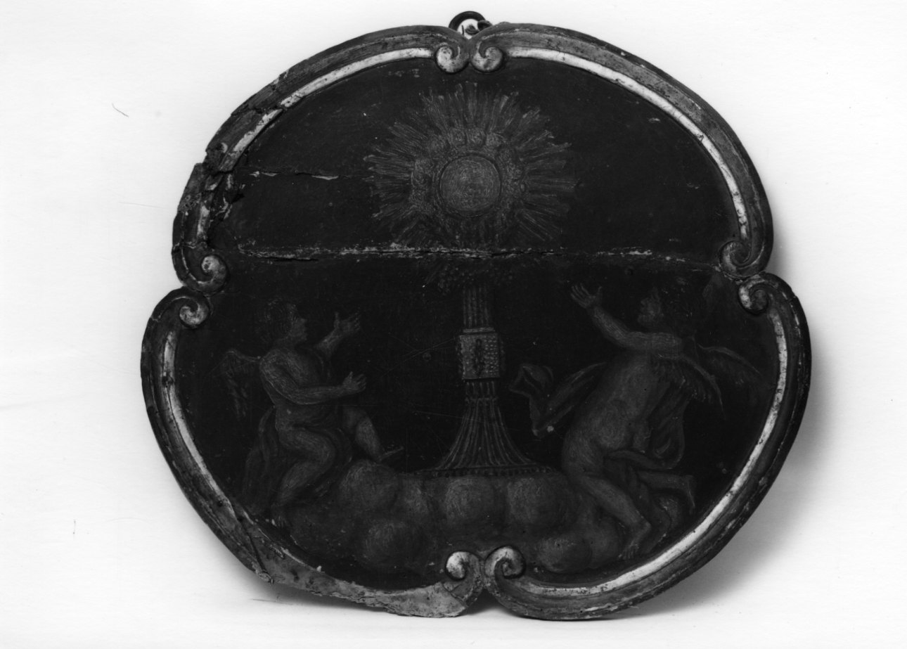 adorazione dell'Eucaristia (dipinto, opera isolata) - ambito piemontese (seconda metà sec. XVIII)