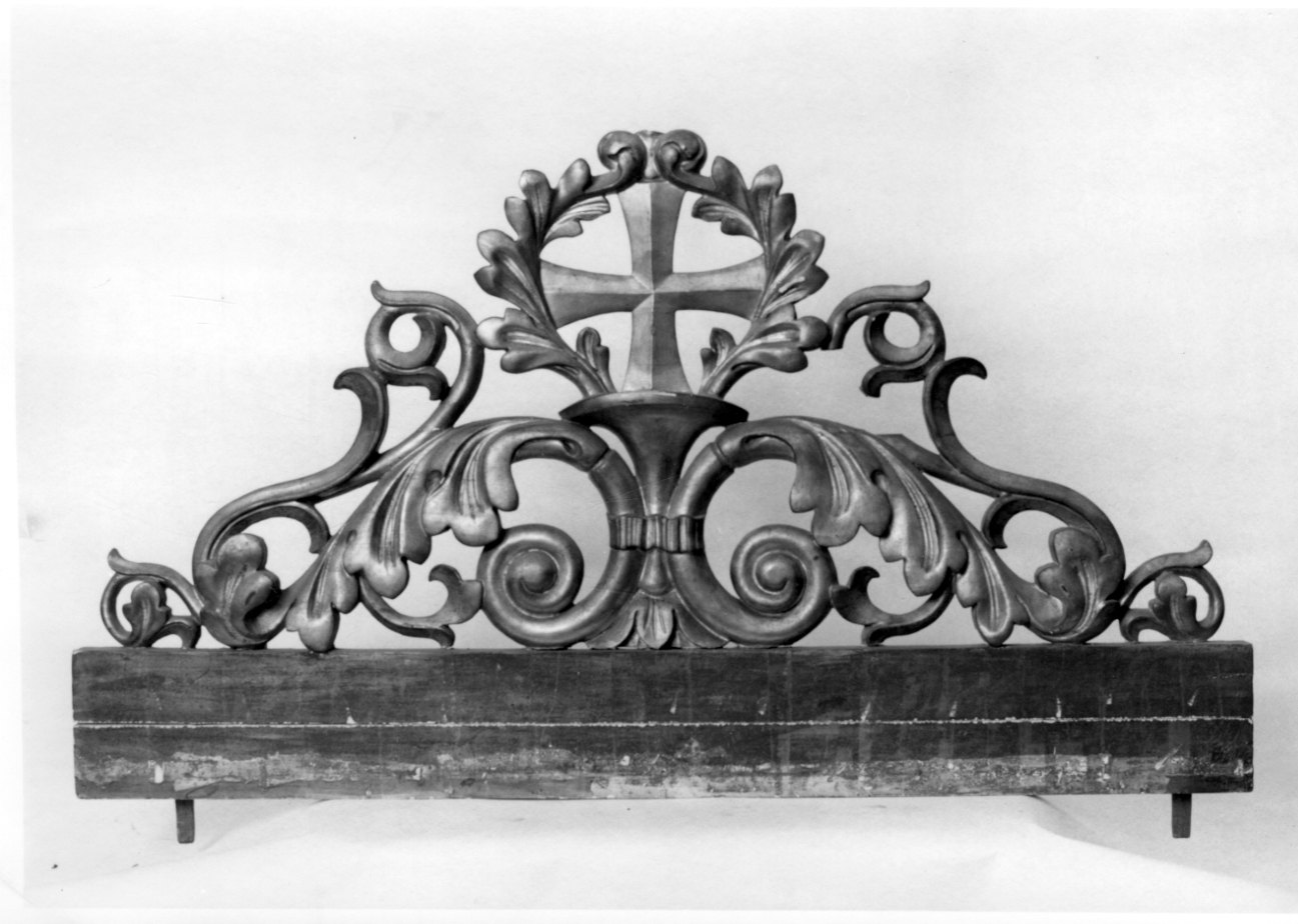 cimasa, opera isolata - bottega piemontese (secc. XVIII/ XIX)