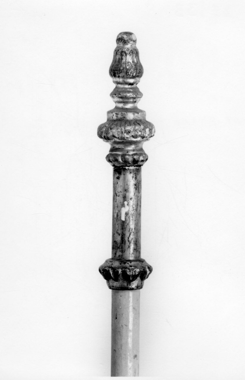 mazza processionale, serie - bottega piemontese (sec. XVIII)