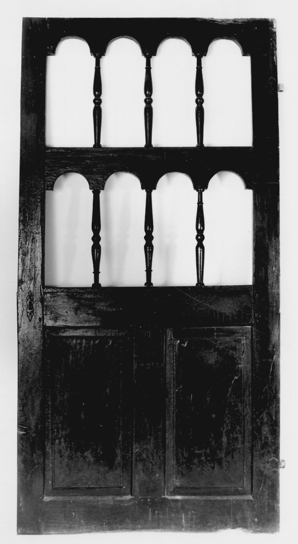 porta - ad un battente, opera isolata - bottega piemontese (sec. XIX)