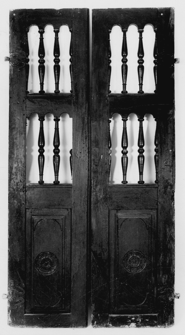 porta - a due battenti, opera isolata - bottega piemontese (sec. XIX)
