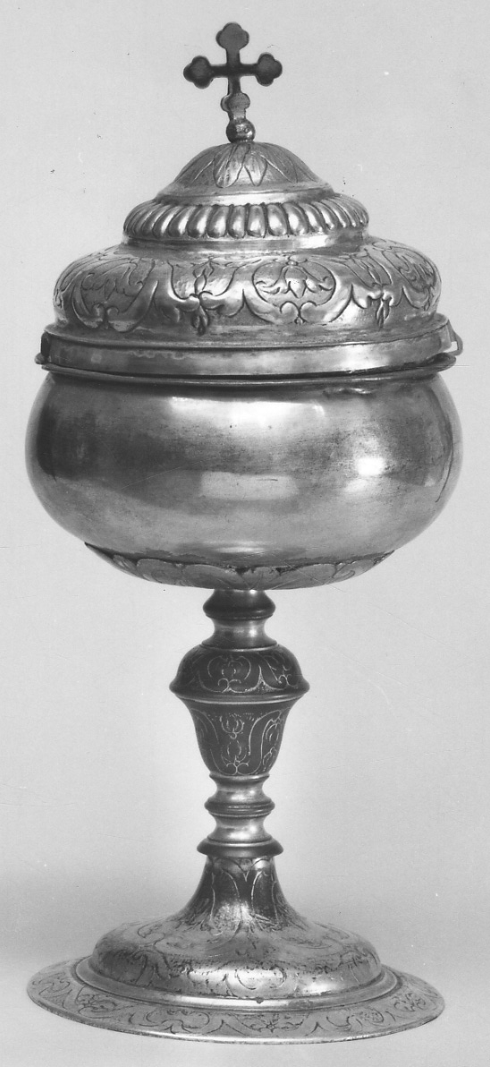 pisside, opera isolata - bottega piemontese (inizio sec. XVIII)