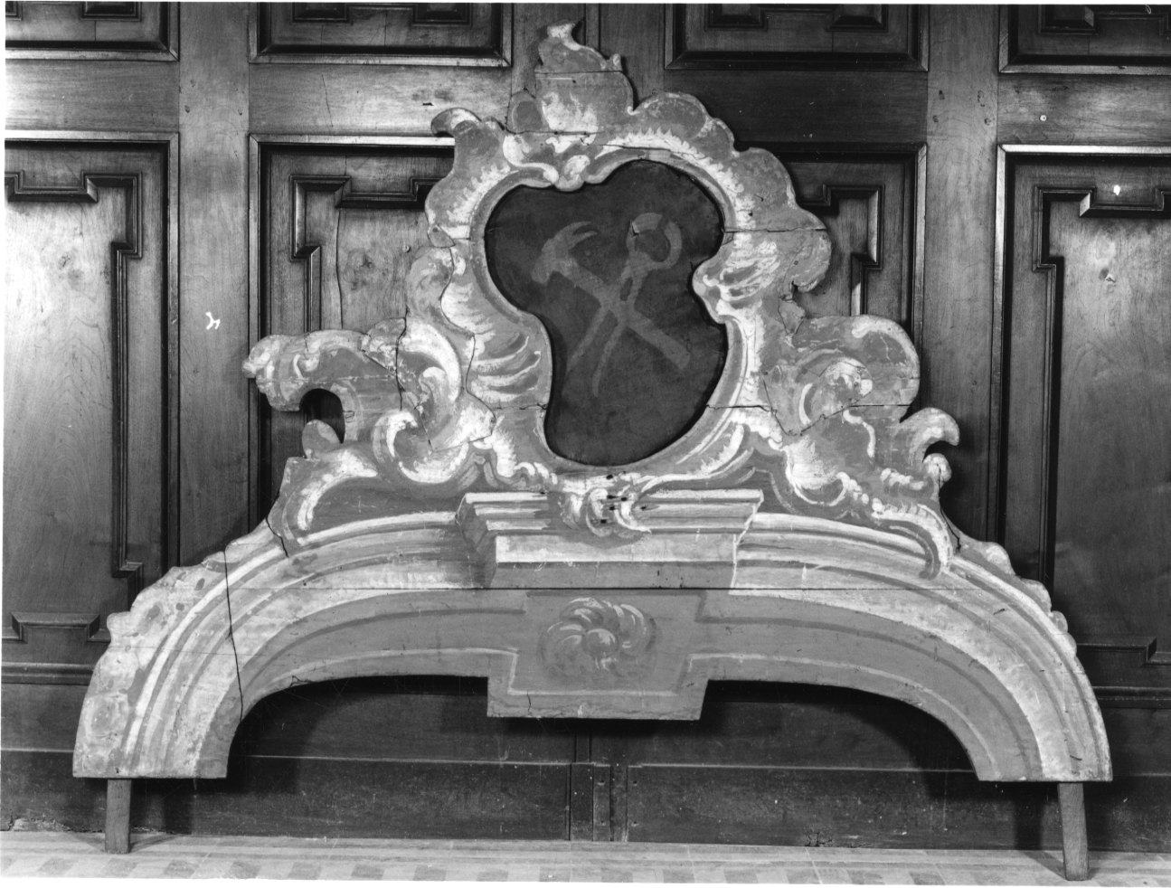 motivi decorativi architettonici (dipinto, serie) - ambito piemontese (sec. XVIII)