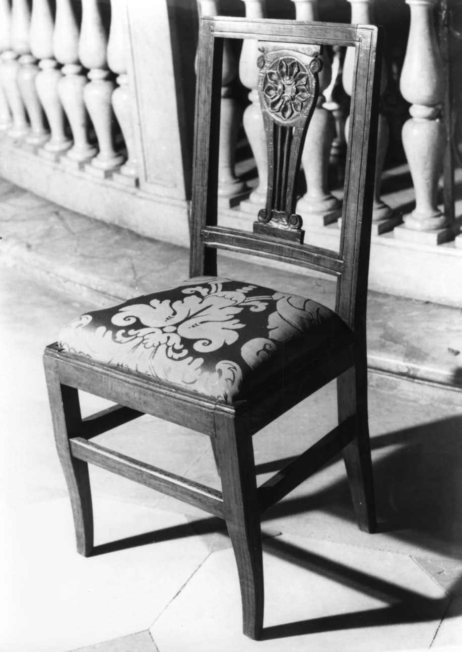 sedia, coppia - bottega piemontese (sec. XIX)