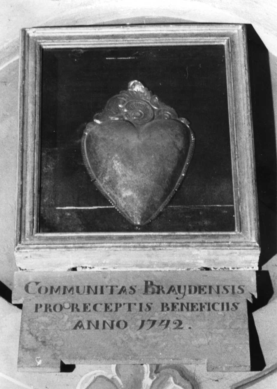 ex voto, opera isolata - bottega piemontese (metà sec. XVIII)