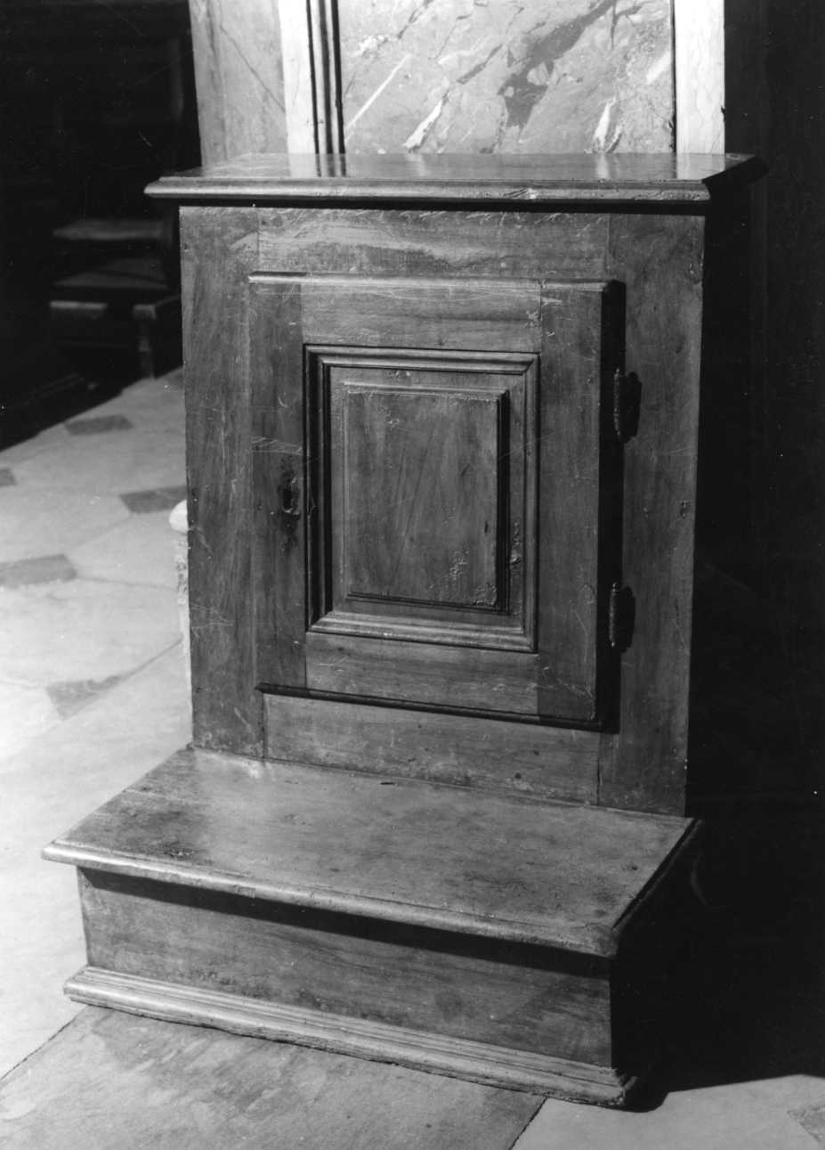 inginocchiatoio, serie - bottega piemontese (sec. XIX)