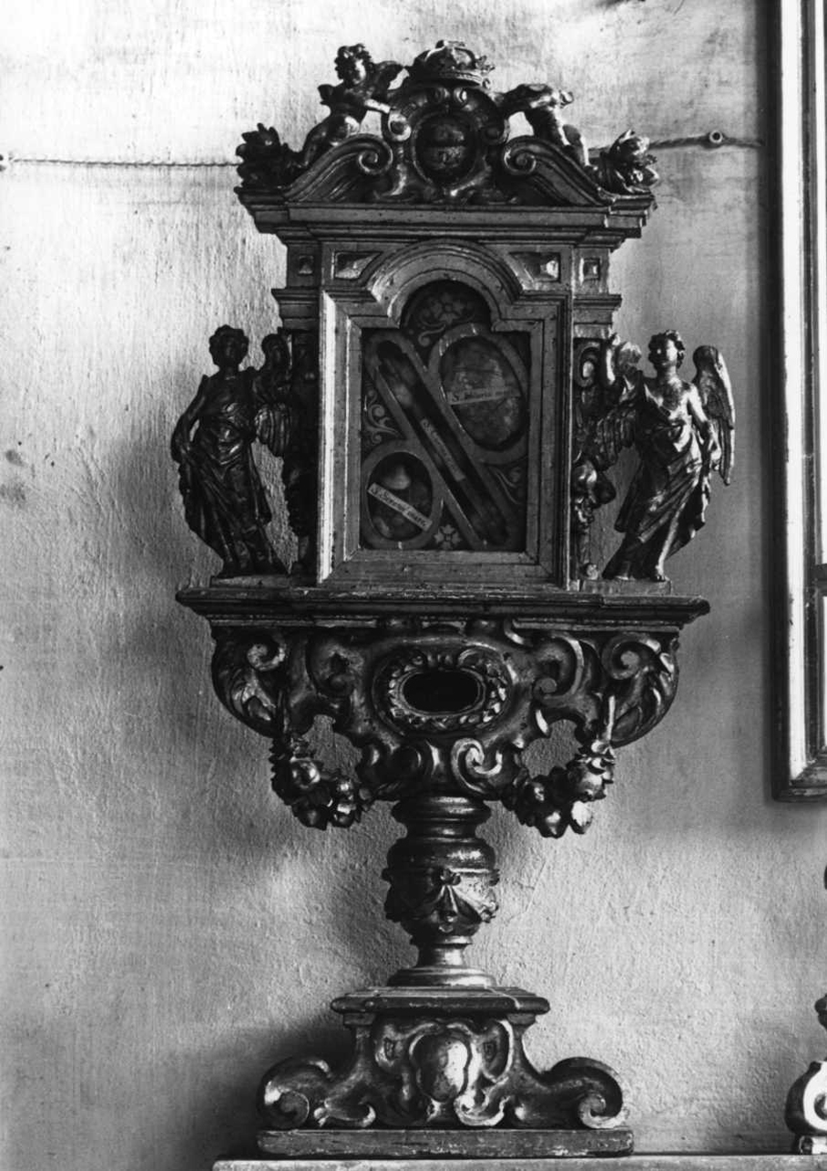 reliquiario - a ostensorio, opera isolata - bottega piemontese (sec. XVII)