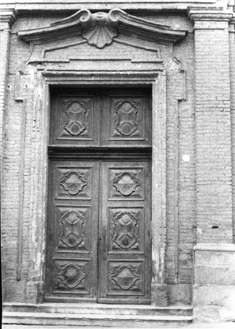 portone - a due battenti, opera isolata - bottega piemontese (secondo quarto sec. XVIII)
