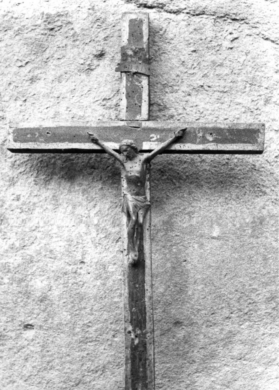 Cristo crocifisso (crocifisso, opera isolata) - bottega piemontese (sec. XVIII)