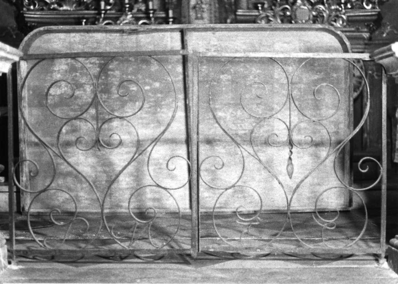 cancellata di balaustrata, opera isolata - bottega piemontese (secondo quarto sec. XIX)