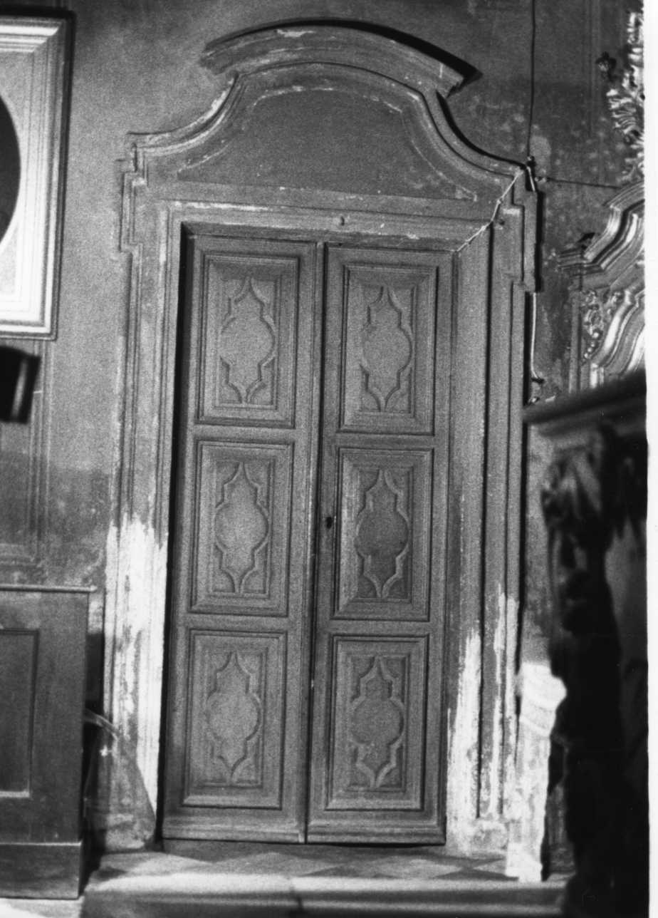 porta - a due battenti, coppia - bottega piemontese (secondo quarto sec. XVIII)