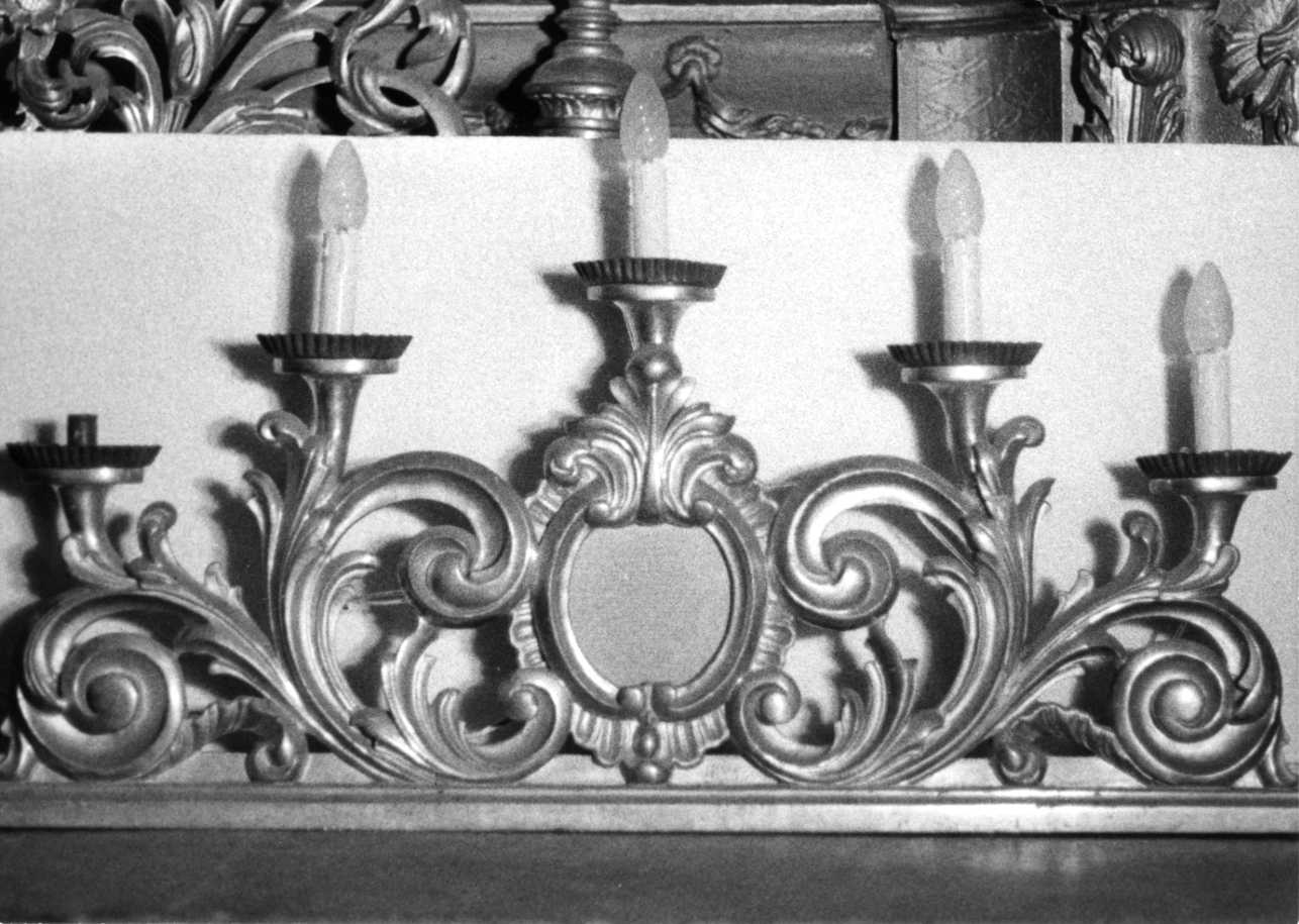 candeliere, coppia - bottega piemontese (fine sec. XIX)