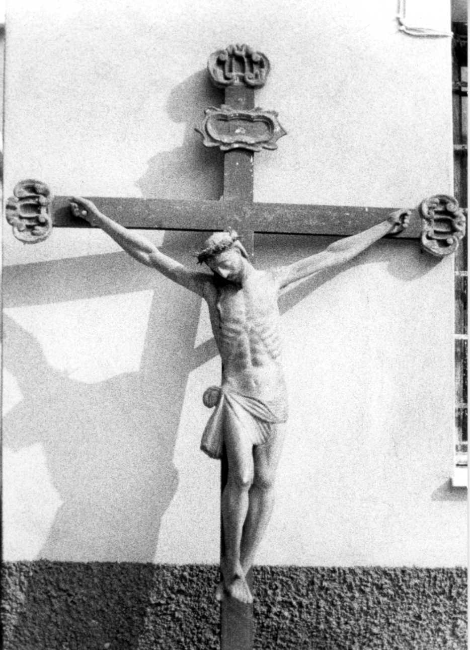 Cristo crocifisso (crocifisso, opera isolata) - bottega piemontese (sec. XVII)