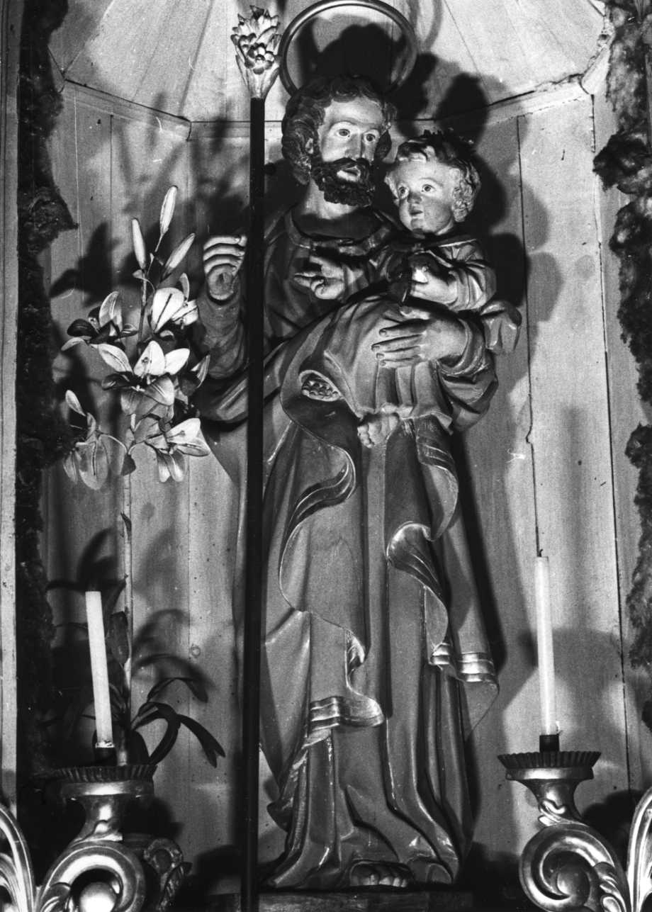 San Giuseppe e Gesù Bambino (statua, opera isolata) - bottega piemontese (seconda metà sec. XIX)