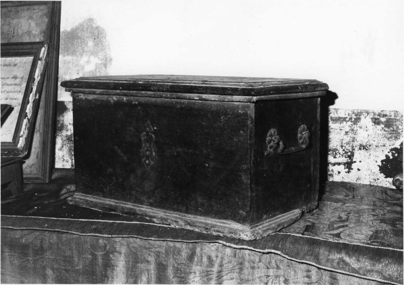 cassetta, opera isolata - bottega piemontese (fine/inizio secc. XVII/ XVIII)