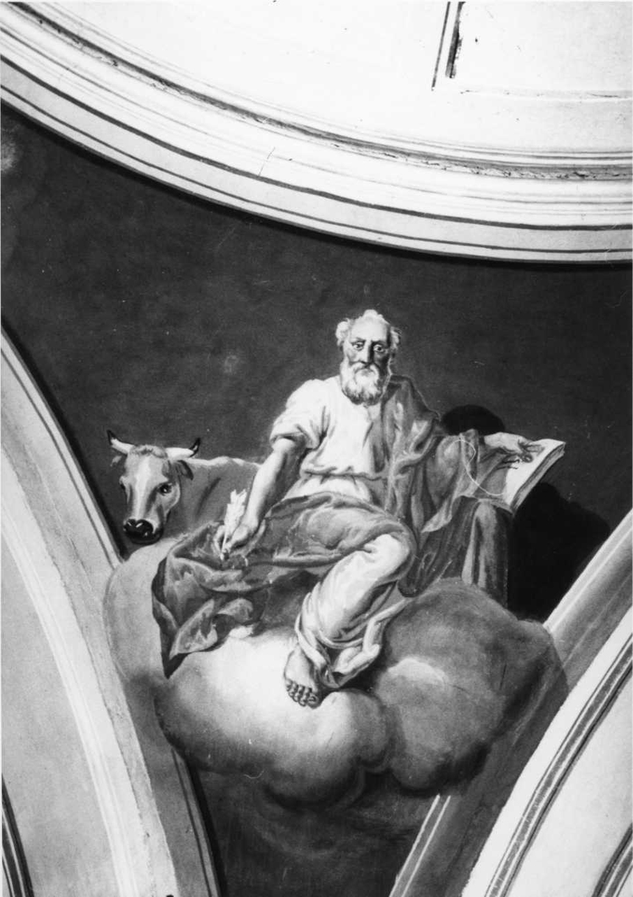 San Luca Evangelista (pennacchio, elemento d'insieme) di Molino Agostino (primo quarto sec. XIX)