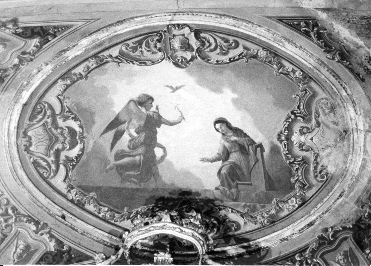 Annunciazione (dipinto, opera isolata) di Vinaj Andrea (ultimo quarto sec. XIX)