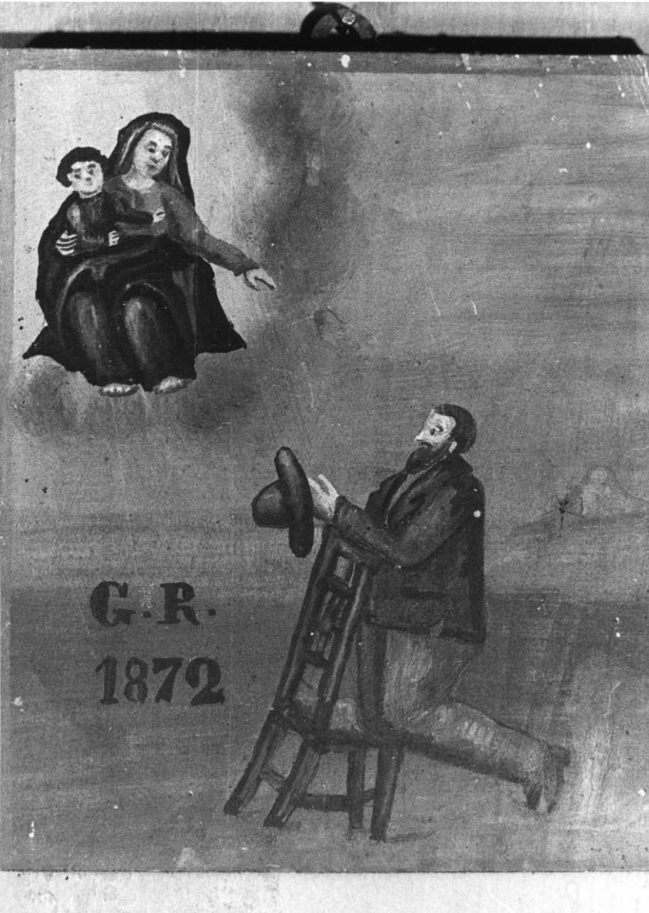 Intervento della Madonna (ex voto, opera isolata) - ambito piemontese (terzo quarto sec. XIX)