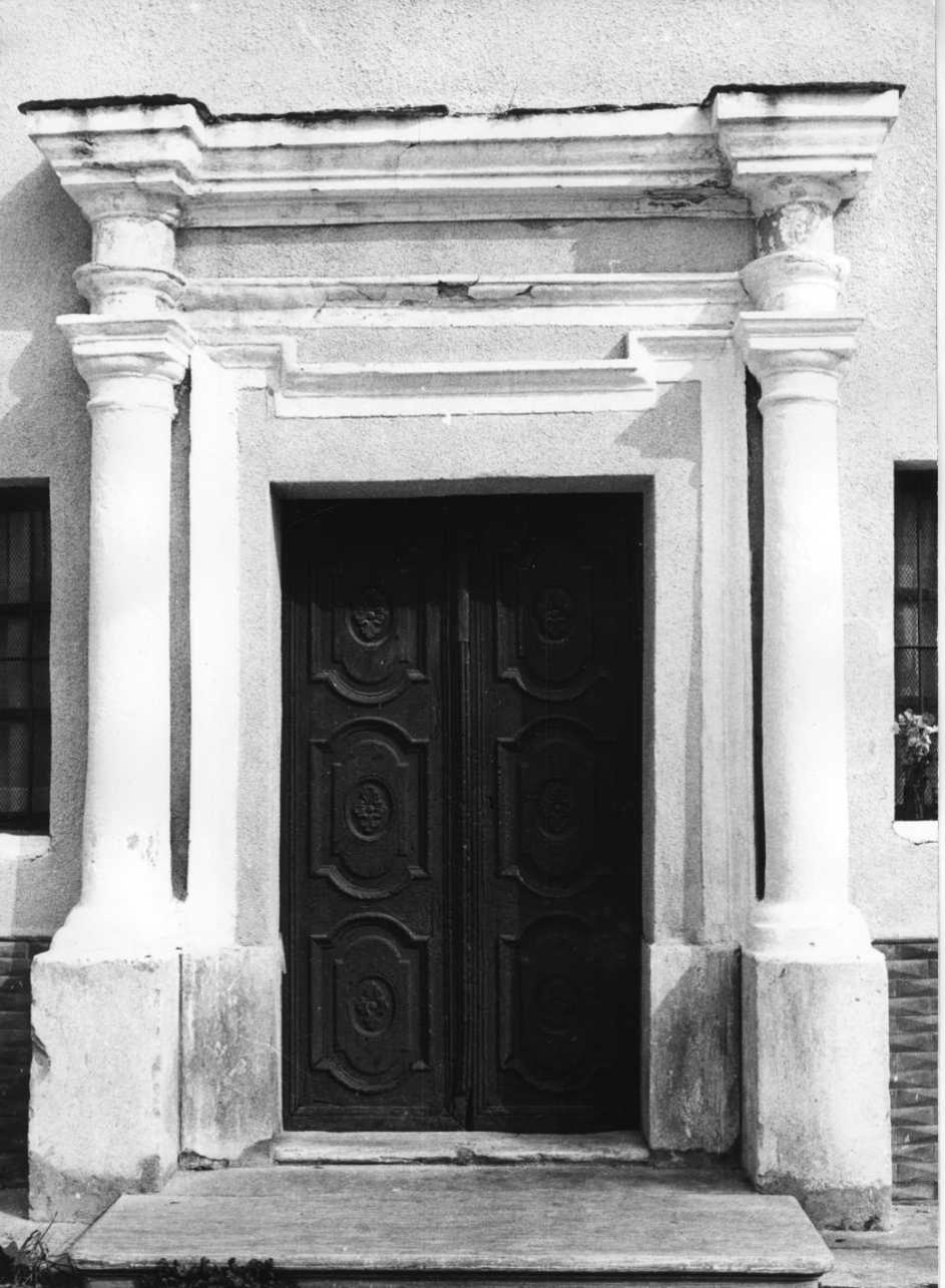 portale, opera isolata - bottega piemontese (fine/inizio secc. XVIII/ XIX)