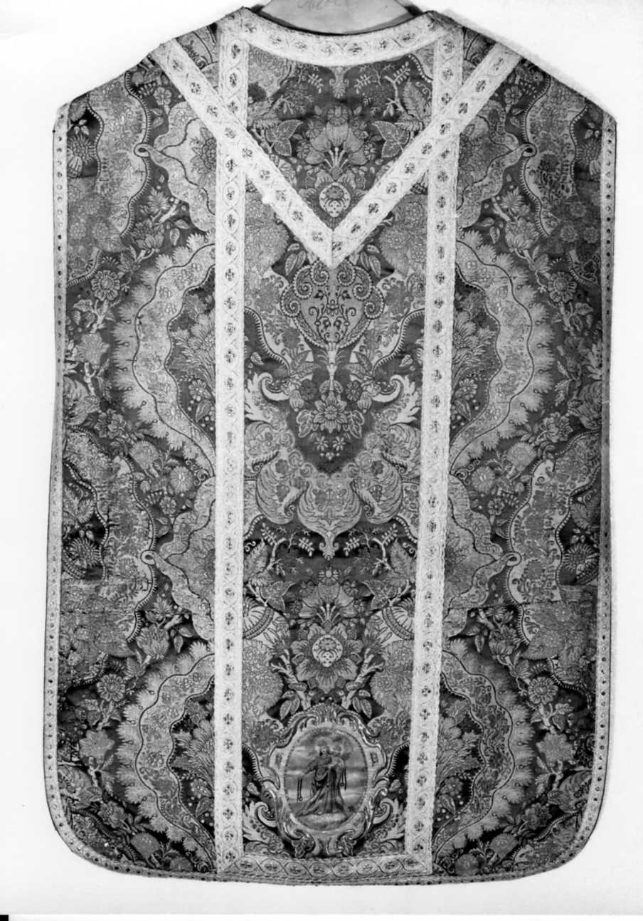 pianeta, elemento d'insieme - manifattura francese (secondo quarto sec. XVIII)