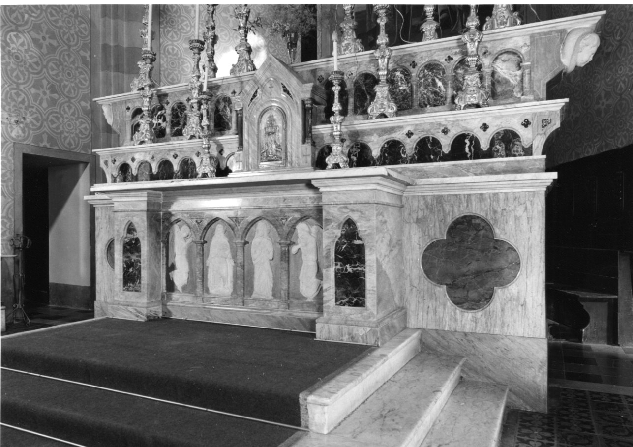 altare maggiore, opera isolata - ambito piemontese (fine sec. XIX)
