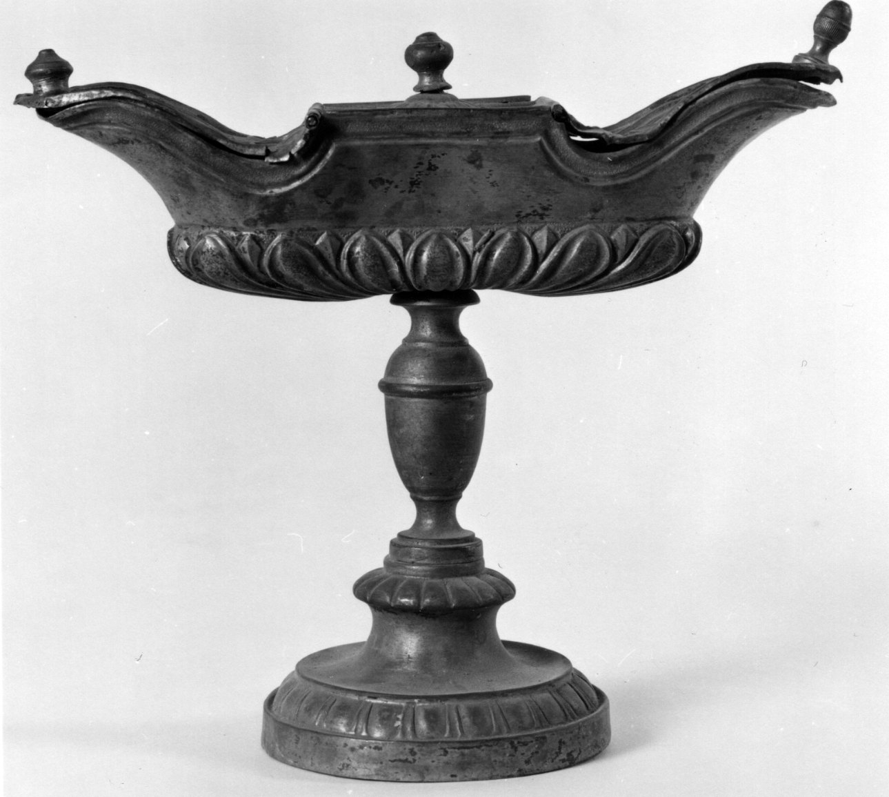 navicella portaincenso, opera isolata - ambito piemontese (prima metà sec. XIX)