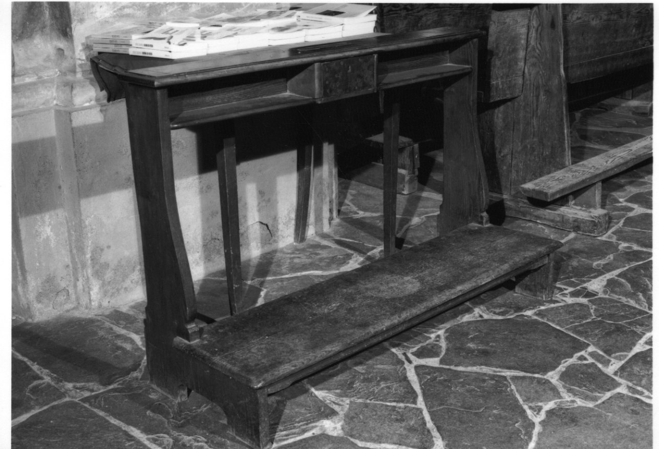 inginocchiatoio, serie - bottega piemontese (sec. XIX)