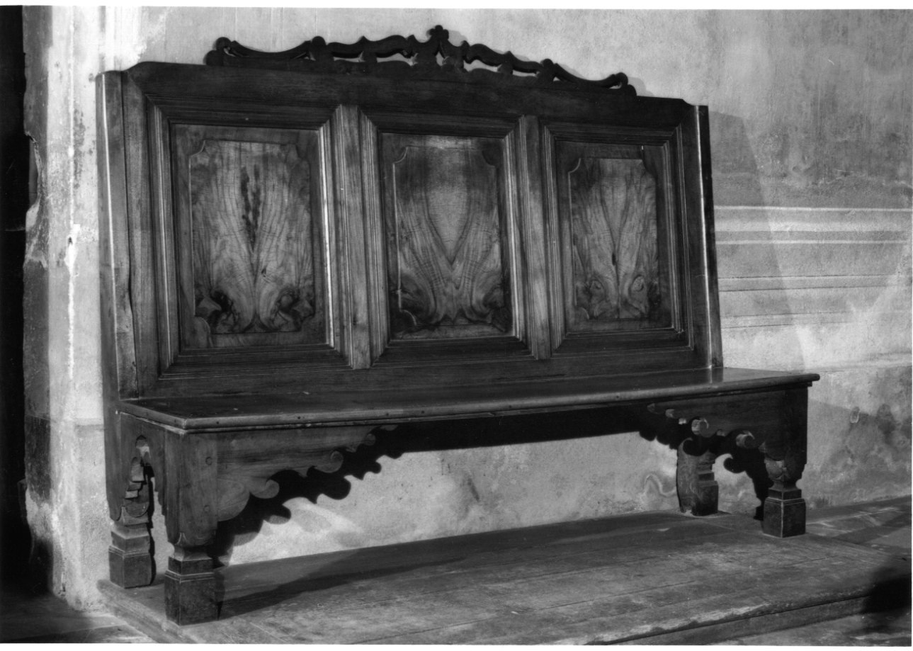 panca, opera isolata - bottega piemontese (seconda metà sec. XVIII)