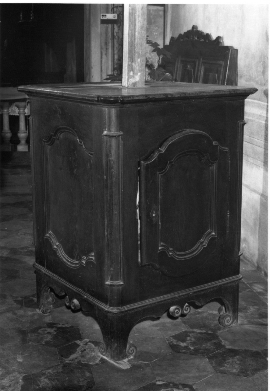 base per croce d'altare - bottega piemontese (seconda metà sec. XVIII)