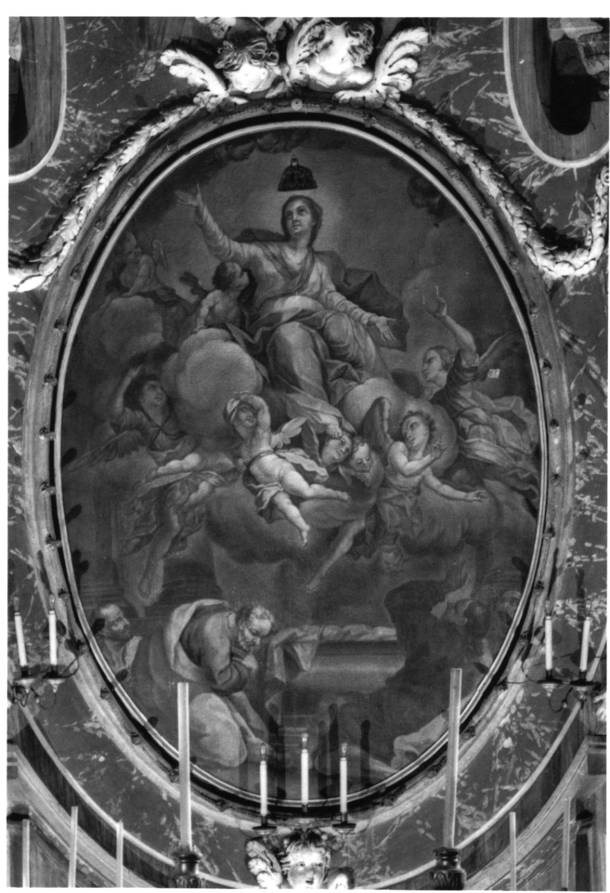assunzione della Madonna (dipinto, opera isolata) - ambito piemontese (secc. XVIII/ XIX)