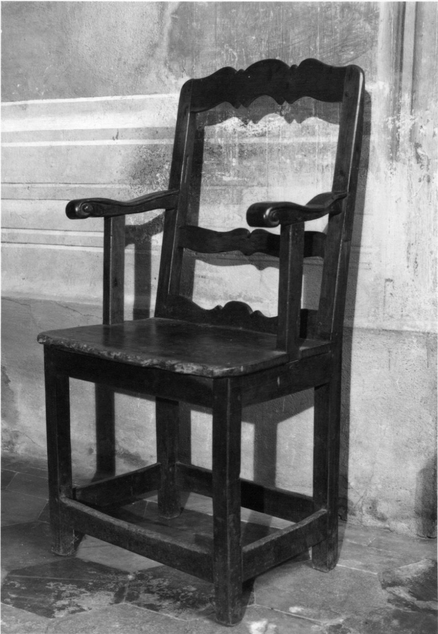 seggiolone, serie - bottega piemontese (sec. XVIII)