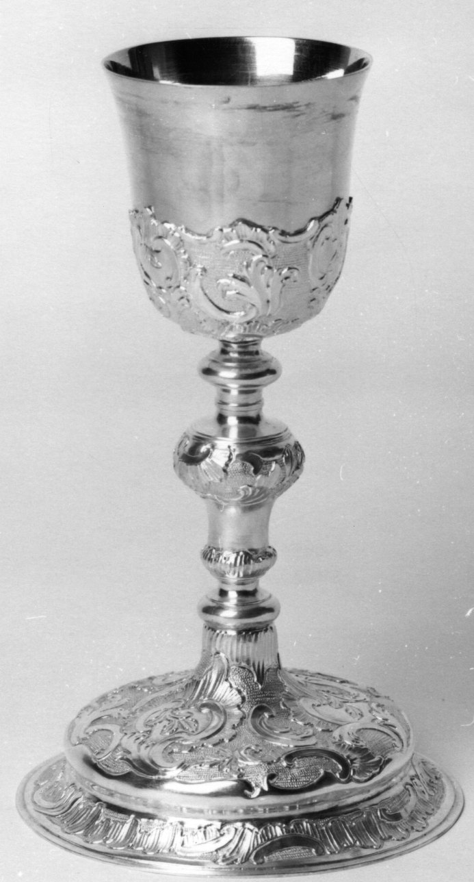 calice, opera isolata - bottega piemontese (sec. XVIII)
