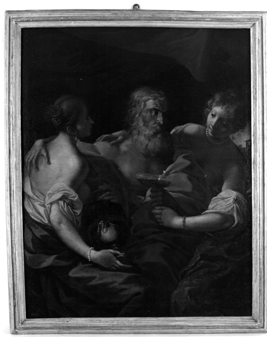 Lot e le figlie (dipinto, opera isolata) - ambito genovese (prima metà sec. XVII)