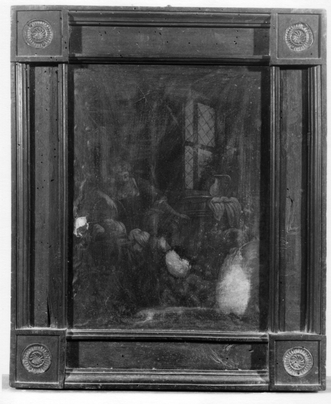 figura femminile (dipinto, opera isolata) - ambito fiammingo (sec. XIX)