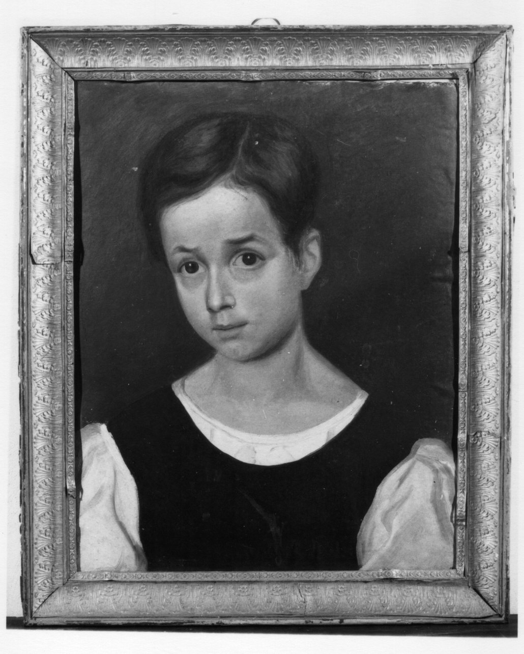 ritratto di bambina (dipinto, opera isolata) - ambito piemontese (ultimo quarto sec. XIX)