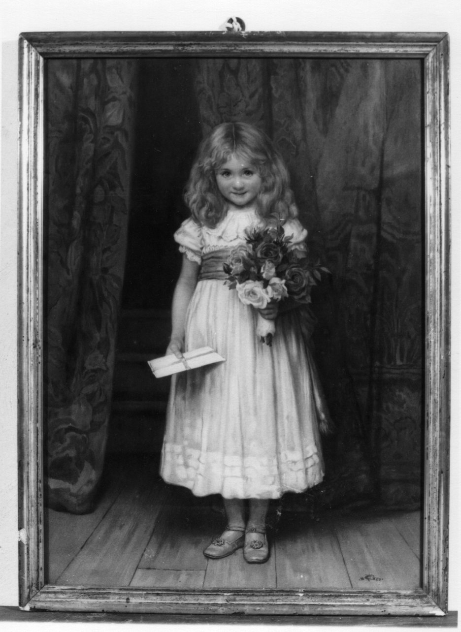 ritratto di bambina (dipinto, opera isolata) - ambito piemontese (sec. XIX)