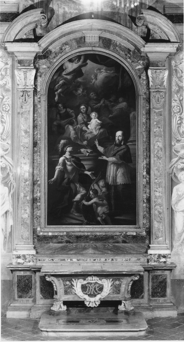 altare, opera isolata di Quadrone Giuseppe, Quadrone Giovanni Maria (seconda metà sec. XVIII)