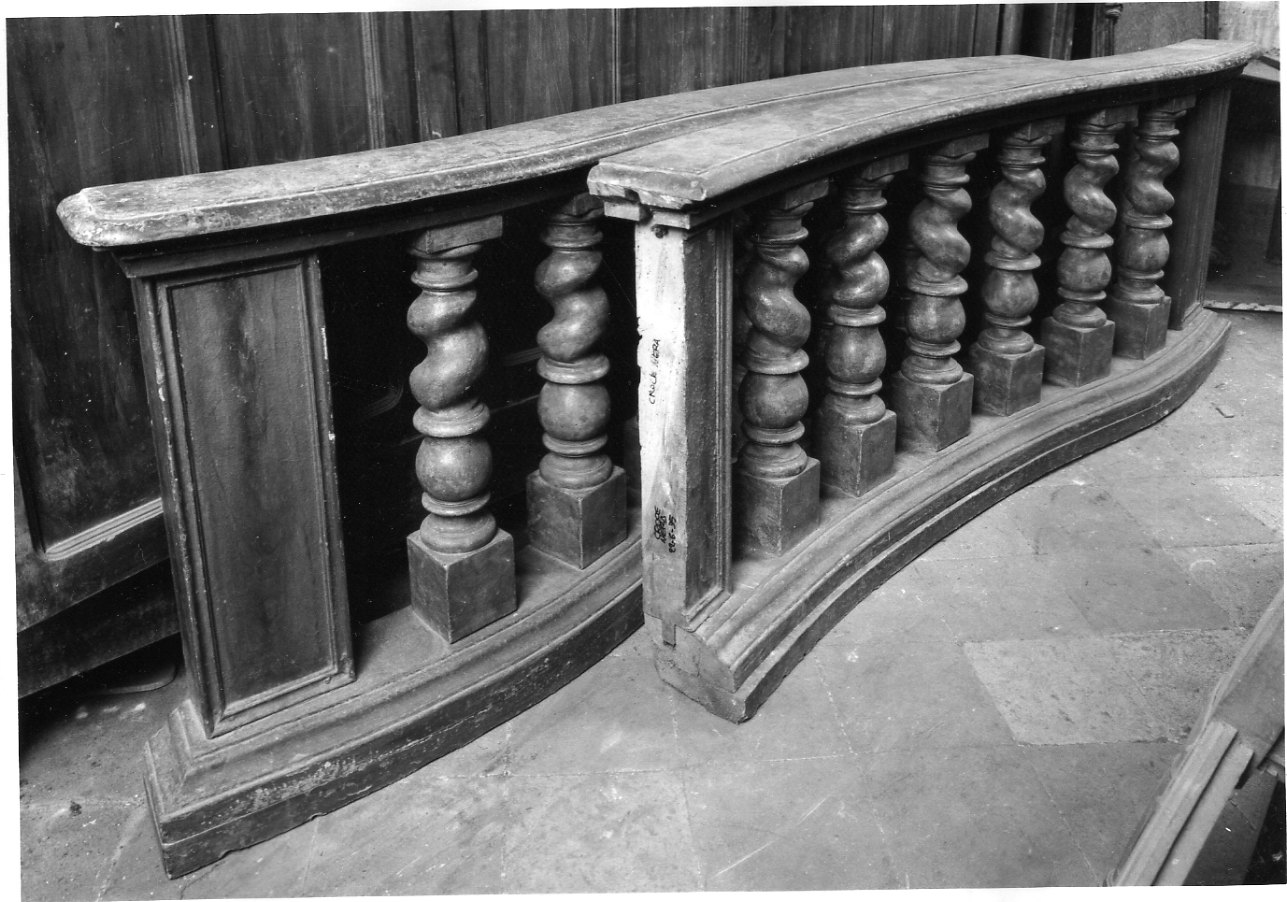 balaustrata, opera isolata - ambito saluzzese (sec. XVIII)