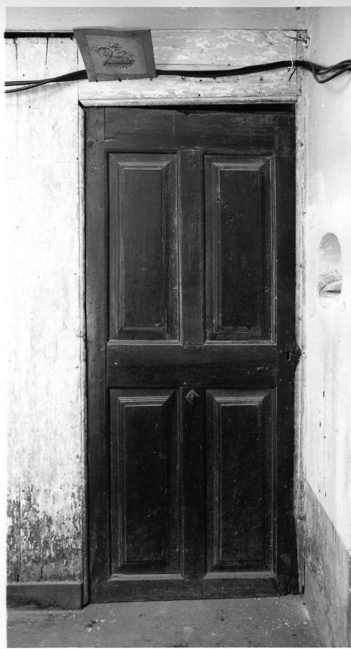 porta, opera isolata - bottega saluzzese (seconda metà sec. XVIII)