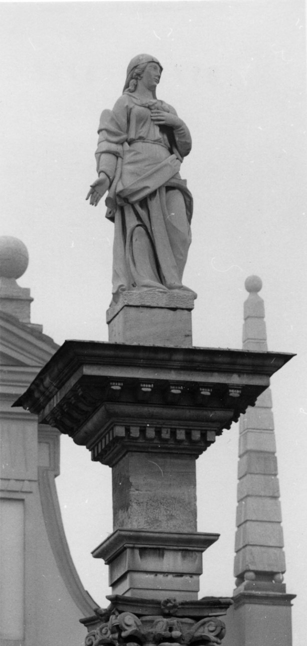 Madonna annunciata (scultura, opera isolata) di Amedeo di Castellamonte - bottega luganese (sec. XVII)