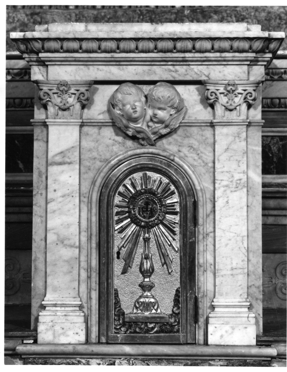 tabernacolo - a frontale architettonico - bottega piemontese (prima metà sec. XIX)